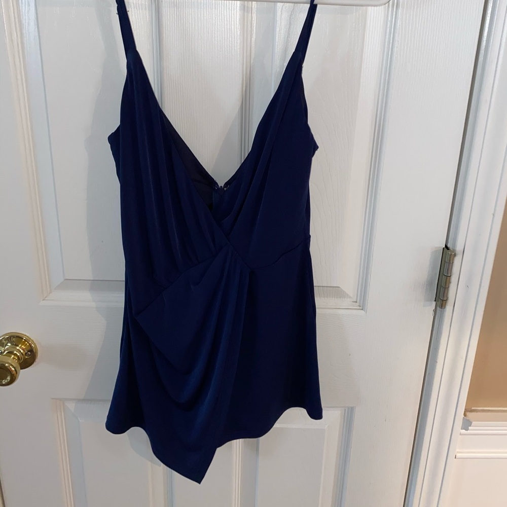 Navy Blue American Threads Romper